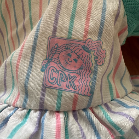 Vintage Cabbage Patch Kid Doll Crimp 'n Curl 1991 Blonde Hair Green Eyes - Picture 10 of 15